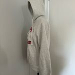 Lake Placid Miracle On Ice Hoodie Light Gray Sz: S. Embroidered Hockey Hoodie. Photo 10