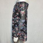 AB Studio  Off the Shoulder Floral Chevron Top (M) Photo 2
