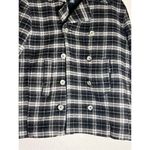 American Eagle Jacket size Large Wool Blend Plaid Double Breasted Pea Coat Photo 3
