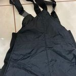 Skiing Black Overalls Photo 5