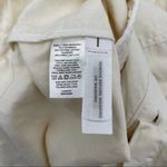 Loft ANN TAYLOR Twill Linen Shirt Jacket Shacket Cream Pockets Lightweight Small Photo 9