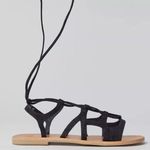 Urban Outfitters UO Hazel Black Gladiator Lace Up Sandals Sz 8 NEW Photo 1