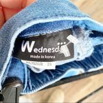 Wednesday Free Wide Leg Light Weight Denim Pants Size Small Photo 4