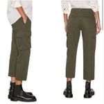 frame denim Frame Cargo Pants Green Washed Surplus Cropped Relaxed Utility Military Size 30 Photo 1