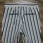 La Ligne New York Stripe Kick Flare Pant NEW Black Size 8 Photo 4