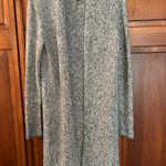 Apt. 9  Silver/Gray Knit Sweater long sleeve open front Holiday sparkle size M Photo 1