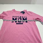 Life is Good Football Mom Womens Size Small Pink Long Sleeve Crusher Shirt NEW Photo 4