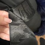 Nicole Benisti Black Brera Leather Trim Fur Accent Down Coat Size M $1,800 Size M Photo 15