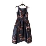 Kay Unger Elsa Floral Tea Length Dress Photo 6