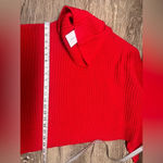 Lovers + Friends  red cowl neck sweater size large‎ NWT Photo 7