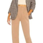 N: Philanthropy Front Zip Joggers Sweatpants in Camel Tan Size M Photo 0