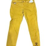 Old Navy Women's Size 18 Yellow Mid-Rise Skinny Jeans Stretch Denim Photo 2