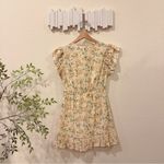 Lost + Wander  Earth Angel Cottage Mini Dress in Yellow Floral Size Small NWT Photo 6