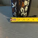 Vera Bradley Large Iconic Blush & Brush Makeup Case-Blue Java Floral Pattern Photo 8