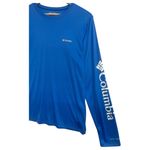 Columbia Top Womens Large Blue Omni Shade Long Sleeve Fishing Outdoor Hiking Photo 6