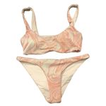 l*space L* Shimmer Lizzie Bikini Top & Camacho Bikini Bottom Set All Swirled XS NWT Photo 5