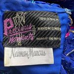 Neiman Marcus Precious Moments Sheath Dress Rainbow Beaded 80s‎ early 90s… Blue Size M Photo 2