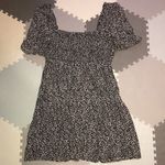 New Auguste The Label Marlowe Chloe Mini Dress Babydoll Charcoal Floral Ruffle Black Size 6 Photo 10