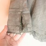 Free People  Victorian Ruffle Lace Up Military Jacket Size XS Photo 11