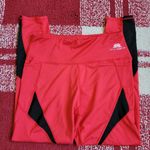 Lotus leggings Lotus red and black leggings size large Photo 3