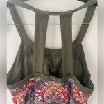 prAna  Cantine Halter Active Dress Women's L Cargo Marrakesh Olive Green Sporty Photo 12