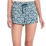 The North Face  Class V Mini Blue Geometric Nylon Shorts Size Large Photo 0