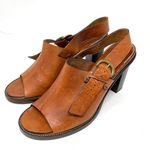 ROBERT CLERGERIE leather pen toe slingbacks, made in France, size 7B Photo 0