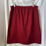 VTG Salon Studio Size 16A Burgundy Pencil Skirt Red Photo 5