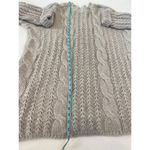 Pinch Chunky Cable Knit Women’s Pullover Sweater Gray/Beige/Neutral EUC Sz M/L Gray Size M Photo 12