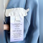 David's Bridal David’s Bridal High neck chiffon bridesmaid dress maxi steel blue 2 new Photo 5