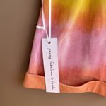 Young Fabulous and Broke NWT Parker Tie Dye Drawstring Cotton Shorts Orange Small Photo 3