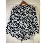 Habitat  Scandi Logom Lagenlook Tunic Button Shirt Women Small Art To Wear Church Photo 2