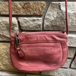 B. Makowsky Crossbody Bag Leather Mauve Pink Photo 1
