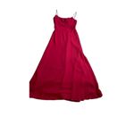 Michelangelo Prom/ Wedding Gown Red Maxi Dress Size M Photo 5