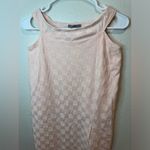 Urban Outfitters ‎ Outfitters NWT Light Pink Sleeveless Checkered High Neck Dress Size S Photo 2