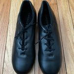 Capezio NWOT  Tap leather tie Dance shoes Oxfords lace whimsygoth metallic tips chunky block active Photo 1