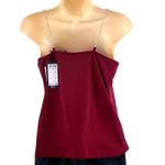 VERO MODA NWOT  Women’s Fig Purple Tank Top w/ Crystal Spaghetti Straps Size XS Photo 2