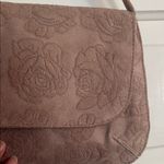 Suede Brown Floral Women's Bag Photo 1