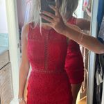 Jodi Kristopher Red Mini Dress Photo 0