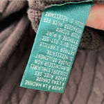 Ralph Lauren Vintage Lauren Women's Shawl Collar Cable Knit Cardigan Brown XL Photo 6