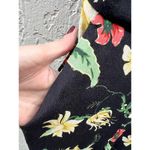 Aritzia Wilfred  Sleeveless Floral Print Crop Wide Leg Jumpsuit Black Women's 00 Photo 2