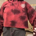 Vans maroon tye-dyed hoodie Photo 0