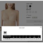 Wacoal  36 B/C Large Halo Lace Wire Free Bralette Beige Lace Lined J-Hook 811205 Photo 1