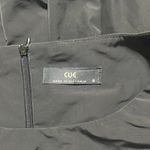 Cue. Dress Sz 8 Elegant Black Sleeveless Work/Office Wear Pleated Drop Waist Photo 4