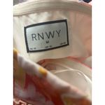 Women's Rnwy Dress Beautiful Strapless Printed Pink Yellow Long Maxi 6 Medium Photo 12