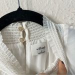 Aritzia Wilfred Valencia Blouse in White Size S Long Sleeve Chiffon Photo 9