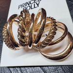 Princess Polly  Gold Ring Set SIZE 9 Photo 0
