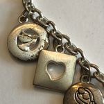 Silver Tone Angels Doves Hearts Boho Charm Beaded Bracelets Photo 3