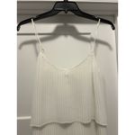 BCBGeneration New White Pleated Layer Chiffon Mini Dress Size Large Bride Beach Photo 6