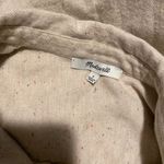 Madewell 💜  Confetti Color Tan Flannel Button Down Shirt with Pockets Photo 4